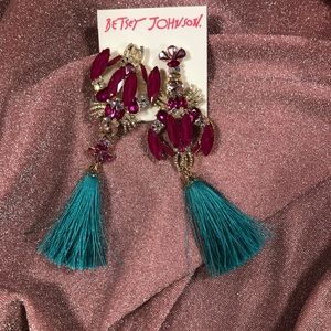Betsey Johnson lobster earrings
